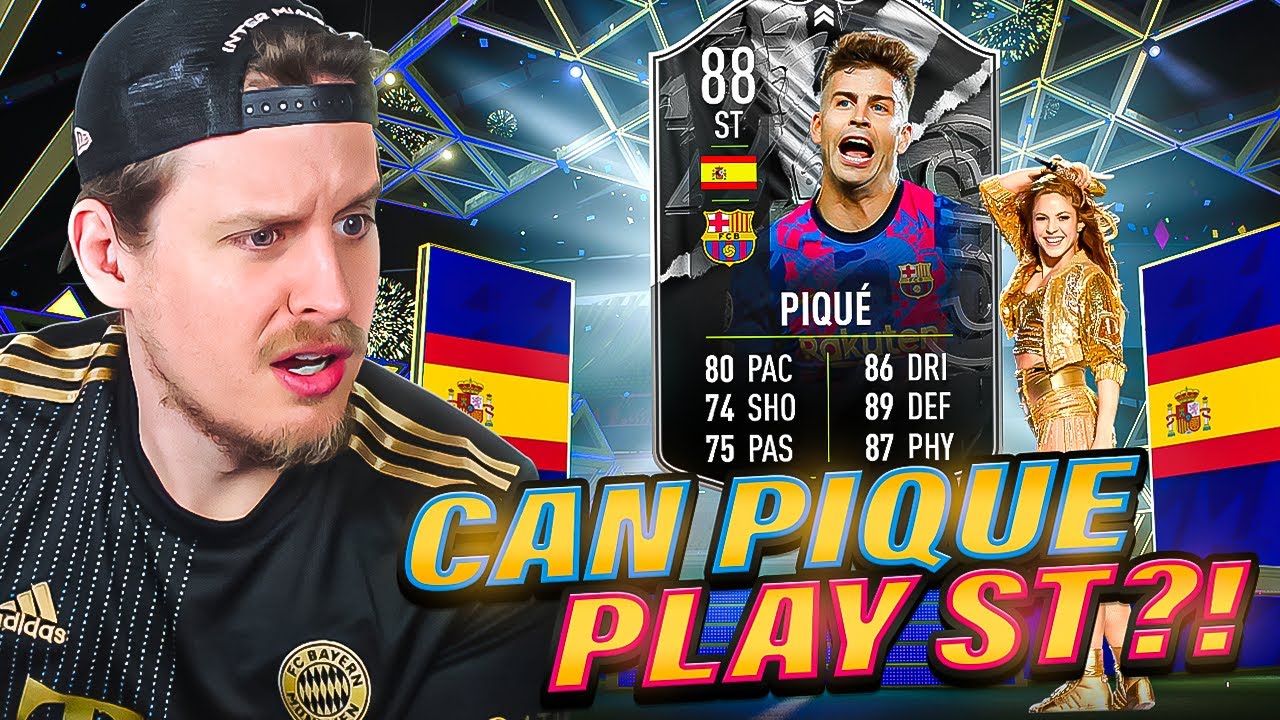 Can he play STRIKER?! 88 SHOWDOWN Pique Review! FIFA 22 Ultimate Team