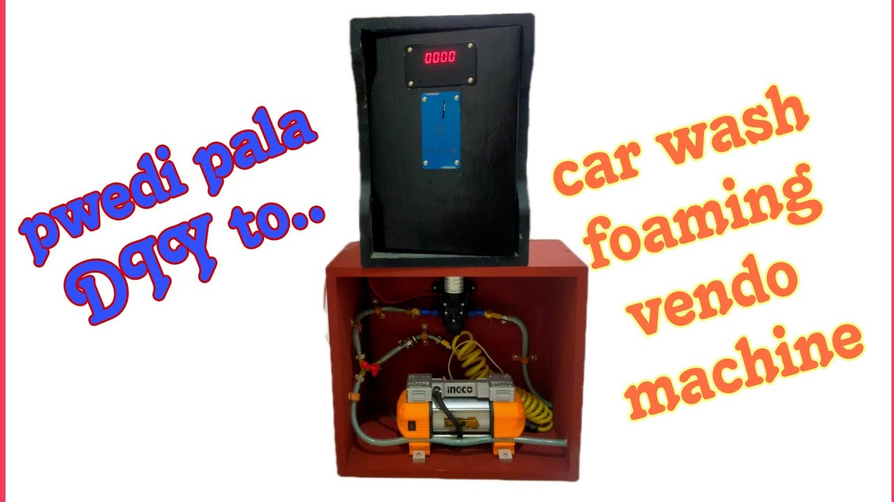 CAR WASH FOAMING MACHINE/GINAWA KO NANG VENDO...