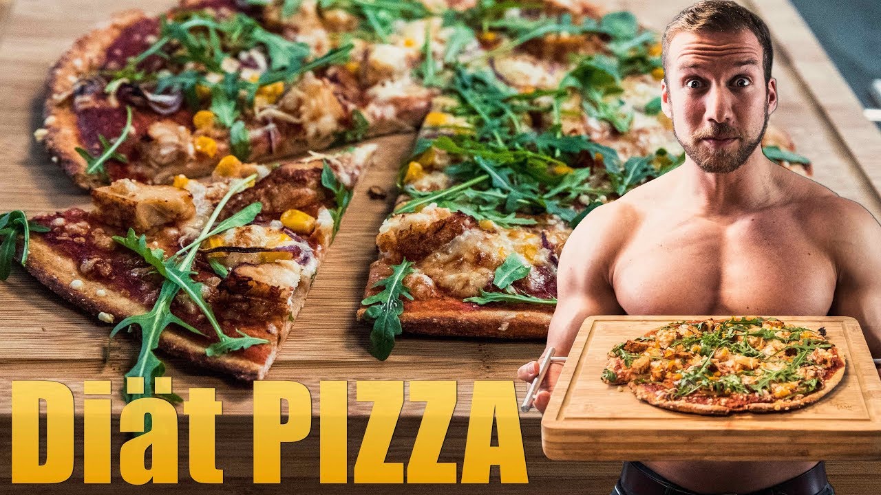 Low Fat High Protein PIZZA für die DIÄT 🍕 FITNESS REZEPT
