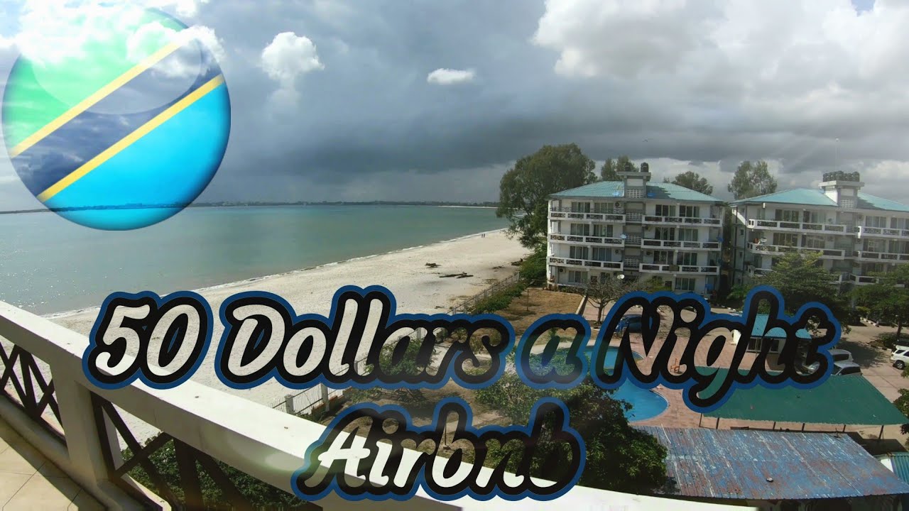 50 Dollars per night Penthouse, beach front Airbnb in Tanzania #daressalaam #kawe #tanzania #beach