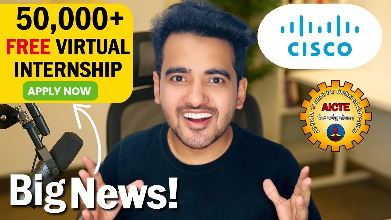 CISCO Free Online Internships 2026 | Free Training For Students | CISCO Virtual Internship