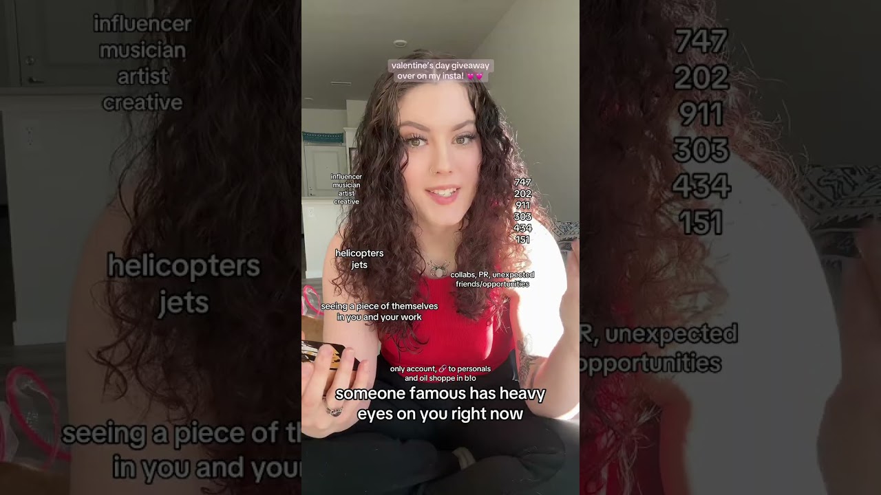 someone famous has heavy eyes on you right now