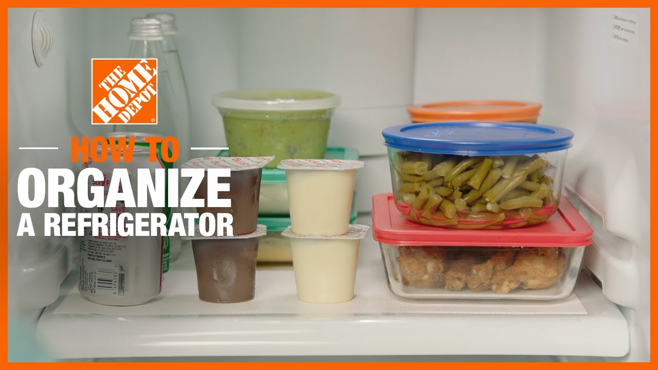 How to Organize Your Refrigerator | Cleaning Tips  | The Home Depot