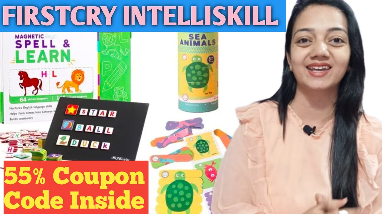 Best Language Series for Preschoolers | FirstCry Intelliskills Magnetic Spell & Learn Review