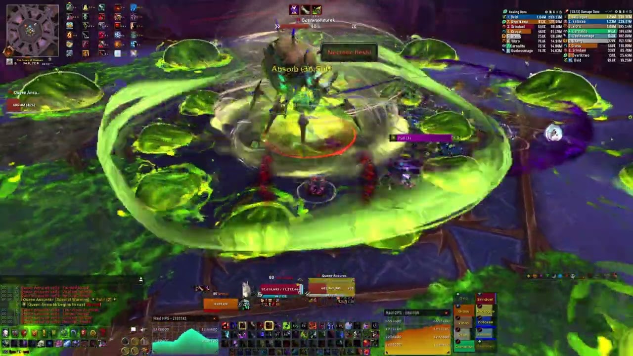 Queen Ansurek Heroic - Blood DK PoV WoW: The War Within