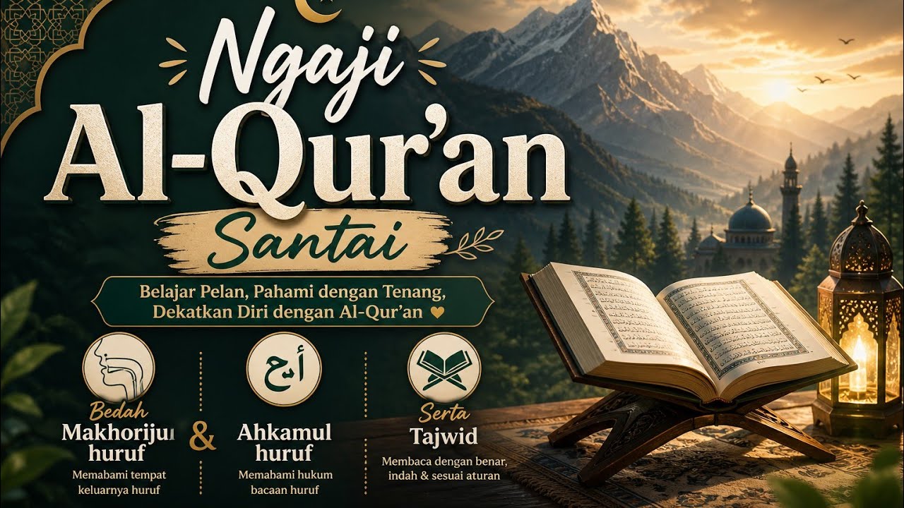 🔴 LIVE Belajar Ngaji Al-Qur'an. 12-03-2026