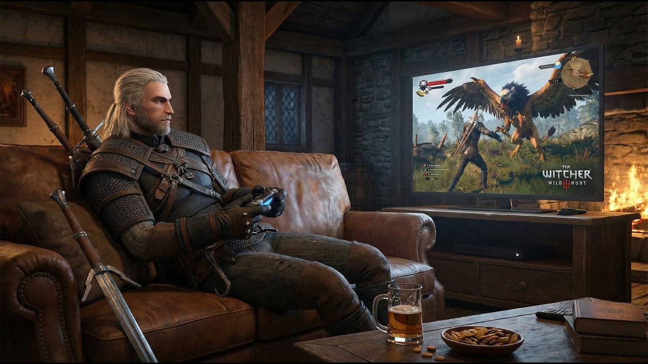 The Witcher 3 Inspired Lo-fi Mix: Geralt Medieval Training Beats Calm Fantasy Study & Relax Music