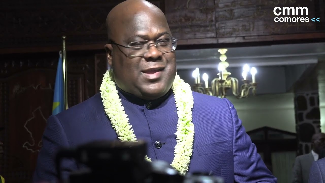 Arrivée de Félix Tshisekedi aux Comores