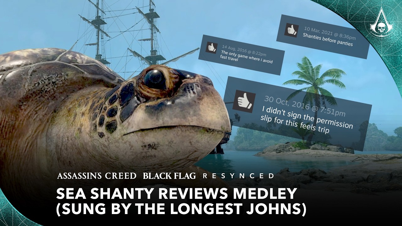 Assassin's Creed Black Flag Resynced: Sea Shanty Reviews Medley (Sung by The Longest Johns)