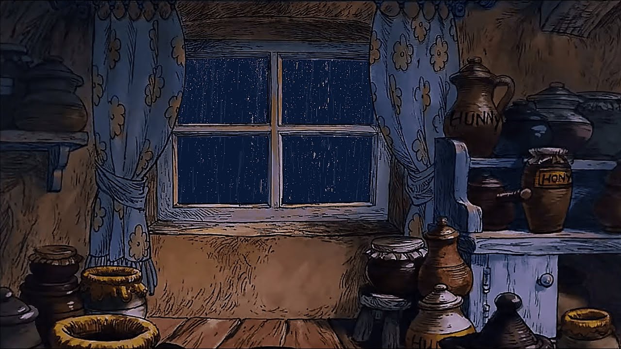 1950s oldies playing in another room while it's raining 🌙☔ - vintage music playlist (night ambience)