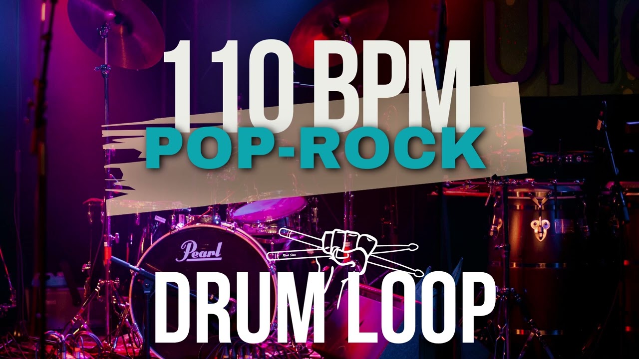 POP ROCK Drum Loop [110 bpm] Beat Groove