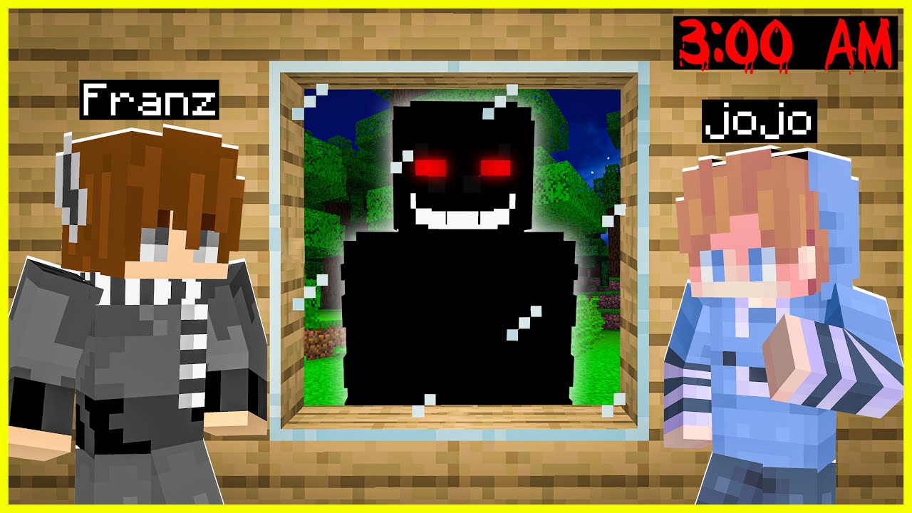 FRANZ & JOJO SEMBUNYI DARI ORANG MISTERIUS MENYERAMKAN di MINECRAFT