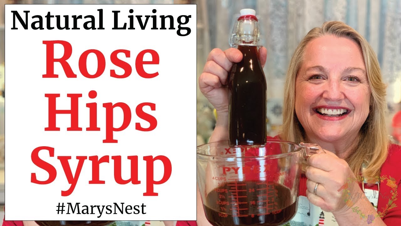 Homemade Rose Hips Syrup Recipe - High in Vitamin C