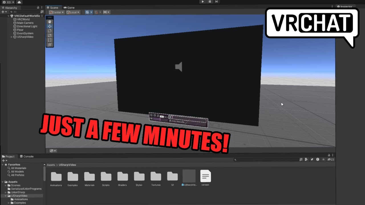 How to Add a Video Player to your VRChat World in Unity (FREE)