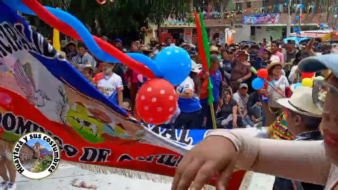Carnaval Huaytarino concurso interdistritos 2024