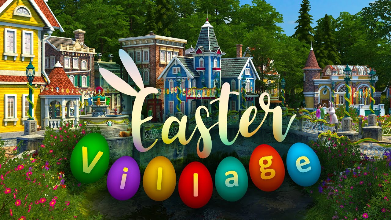 Easter Village 3D Screensaver 4K Trailer