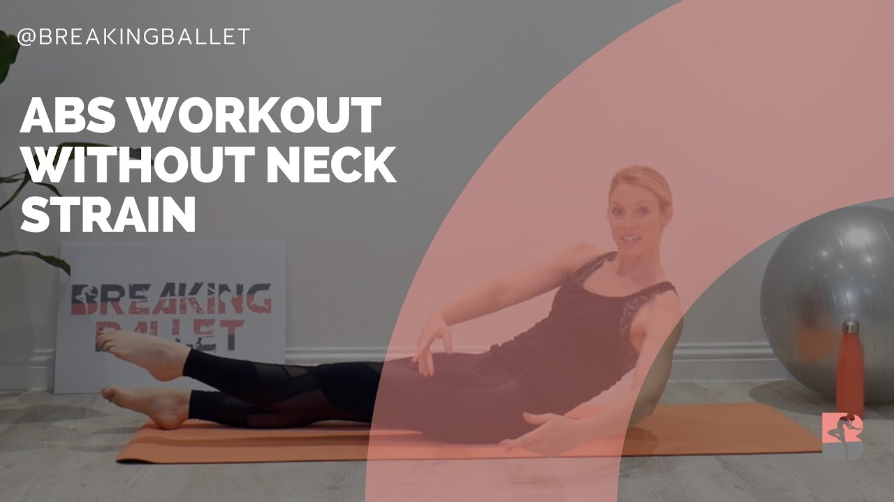 Abs workout without neck strain