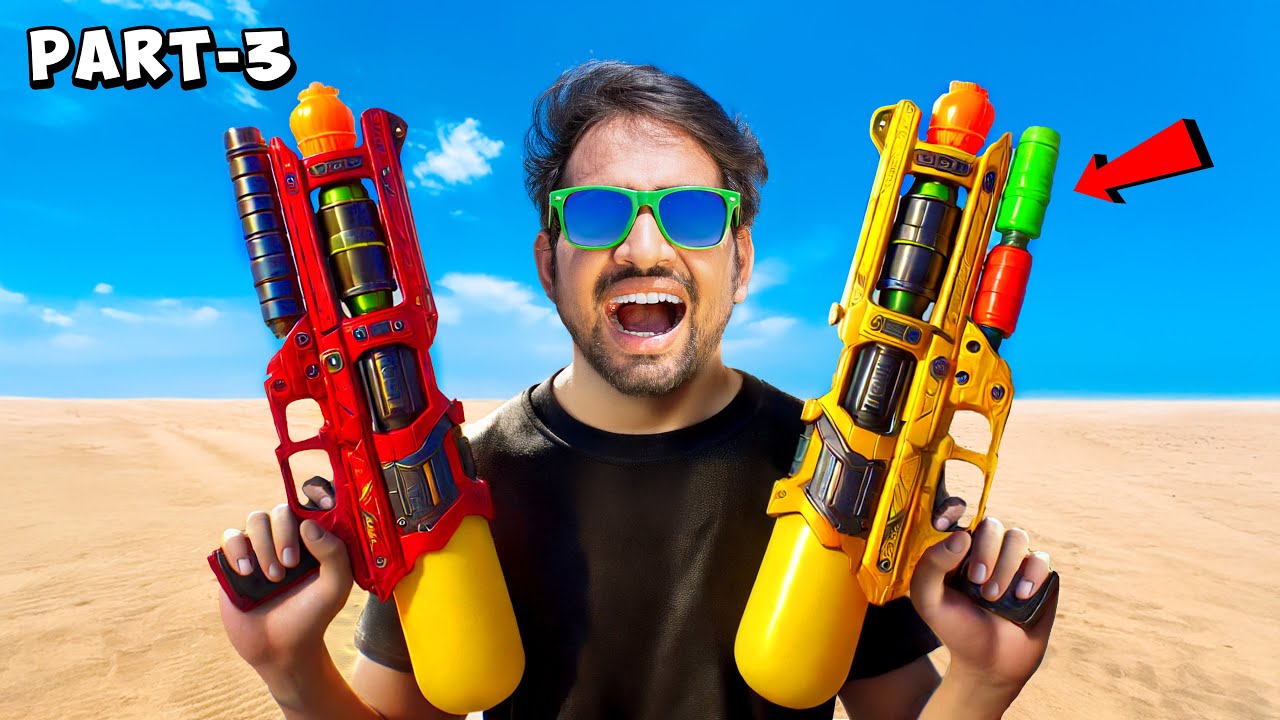 Testing All Holi Gadgets -  होली के सबसे मज़ेदार गैजेट्स – पिचकारी, गुब्बारे और रंग | Holi 2025