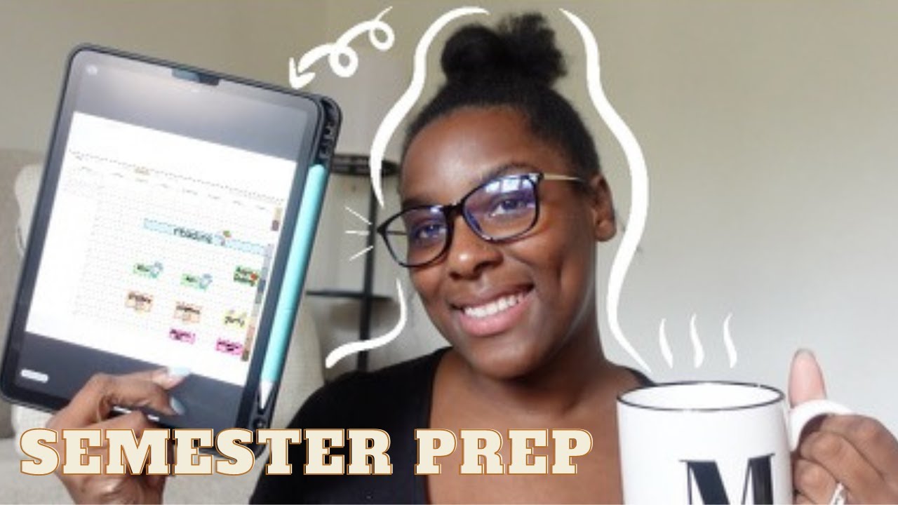 PREP FOR A NEW SEMESTER WITH ME | PAPERLESS STUDENT | time management, planning, and organization