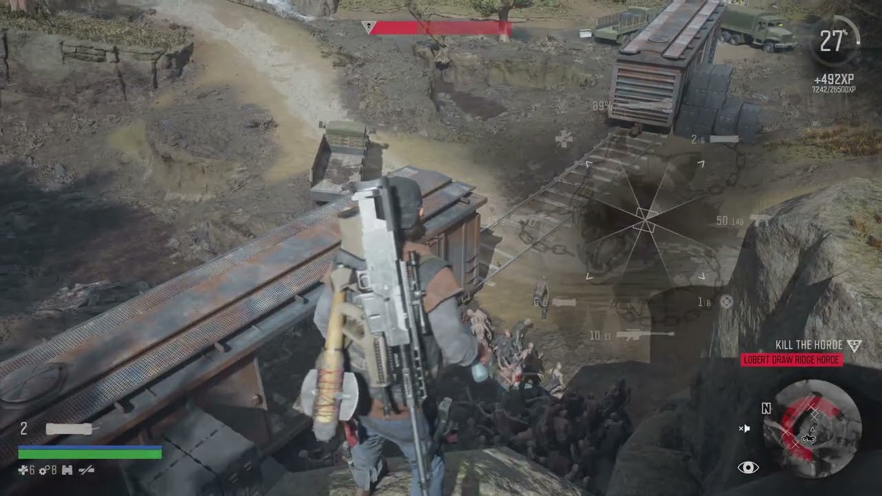 Lobert draw ridge horde (Easy Way) - Days Gone