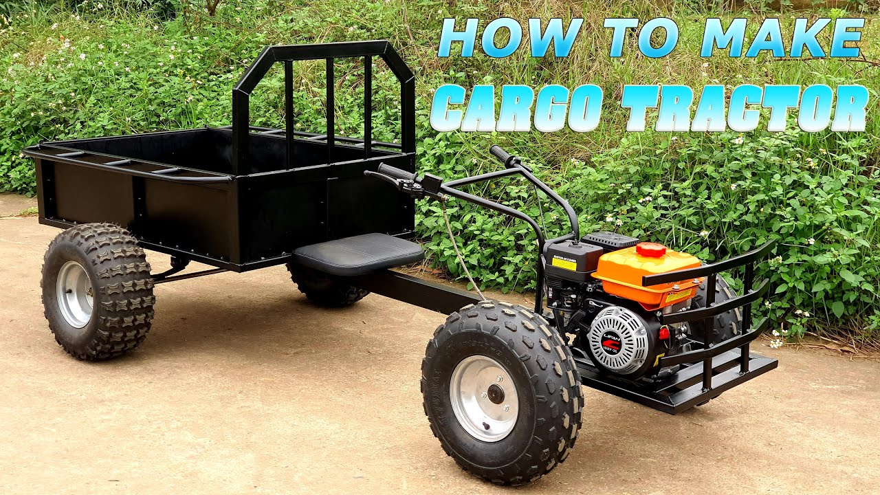Собери грузовой трактор 168cc 6.5HP своими руками – Мини трактор