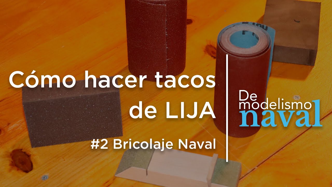 👍 FACIL HAZ TUS propios 👌  Tacos de Lija  #2 BRICO - MODELISMO