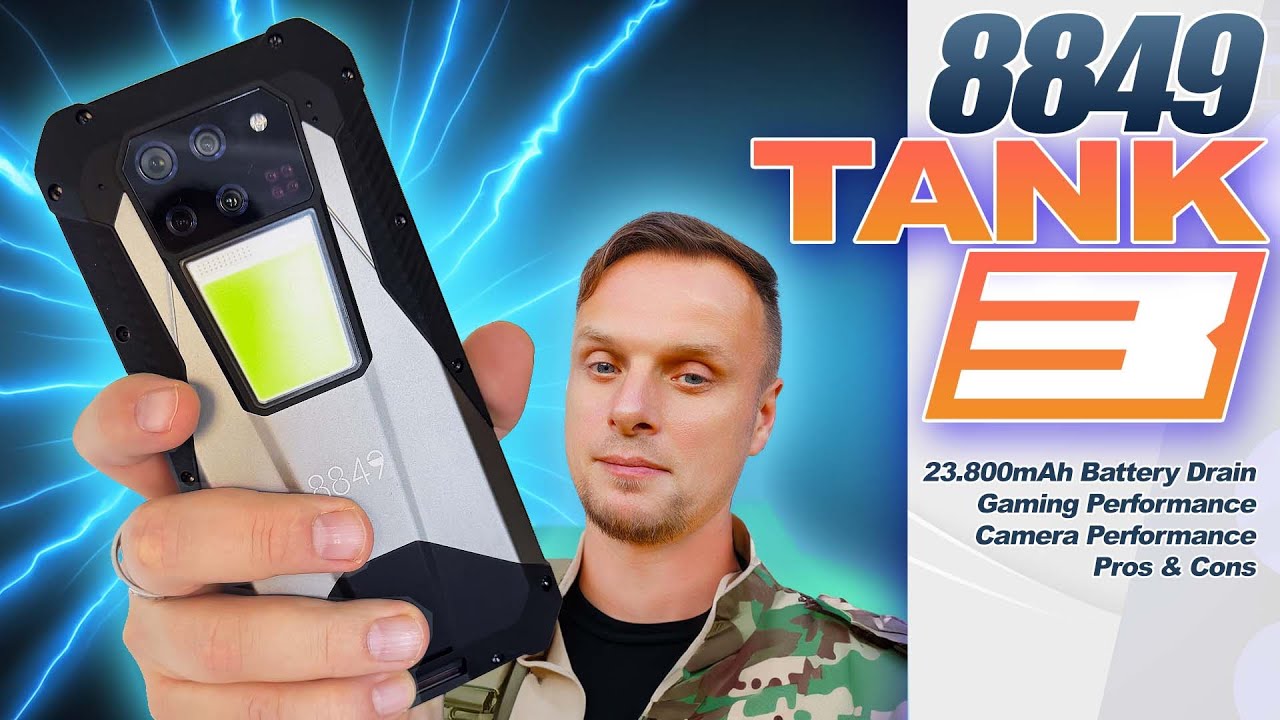 8849 TANK 3: подробный обзор — камеры, игры, время автономной работы!