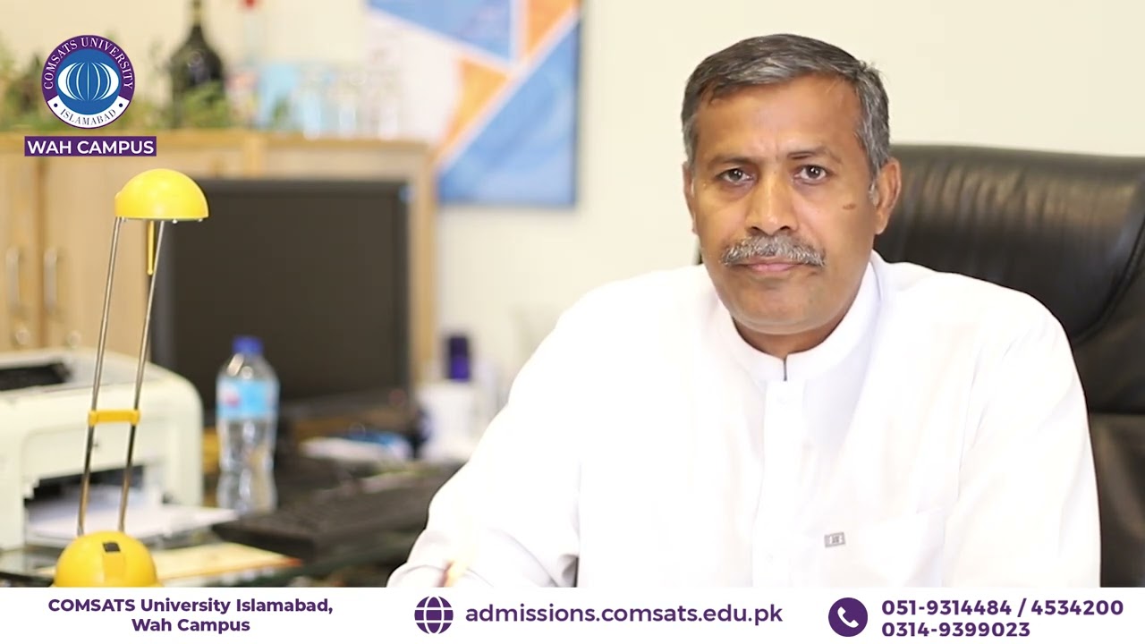 MATHEMATICS DEPARTMENT | COMSATS UNIVERSITY ISLAMABAD, WAH CAMPUS | ADMISSIONS OPEN FA24