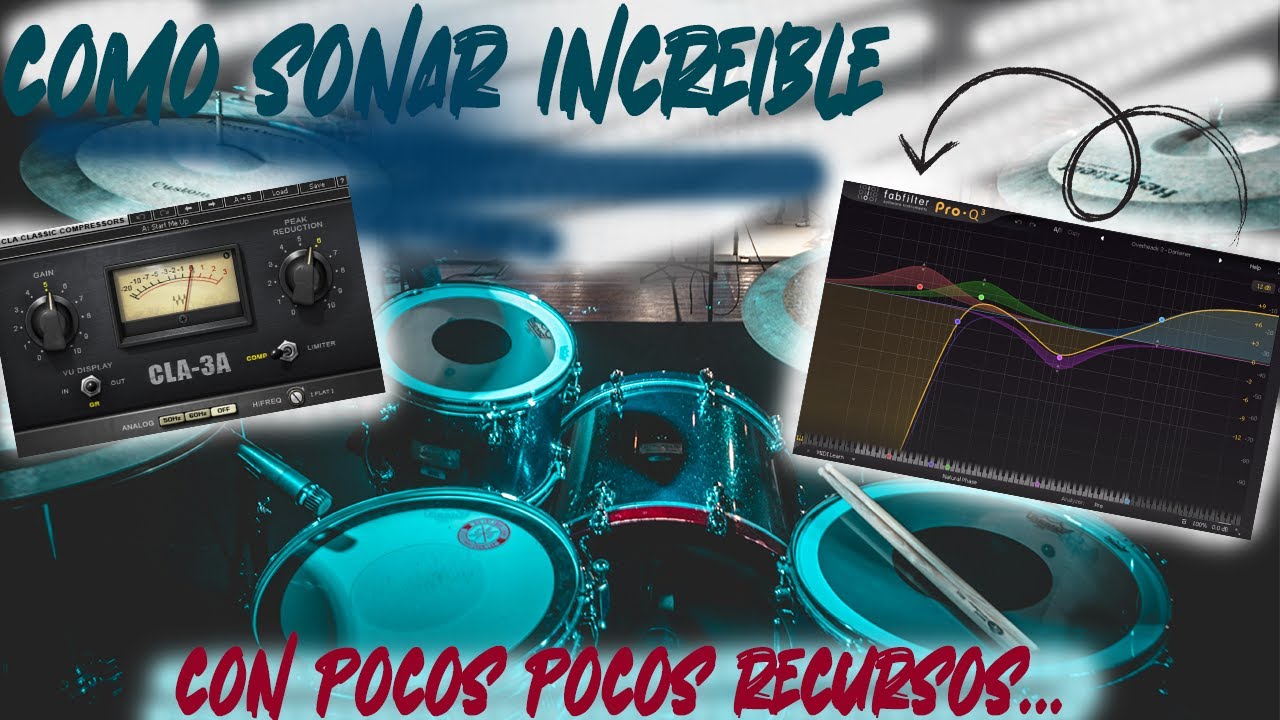 COMO MICROFONEAR UNA BATERIA EN VIVO - CON RESULTADOS A LA VISTA