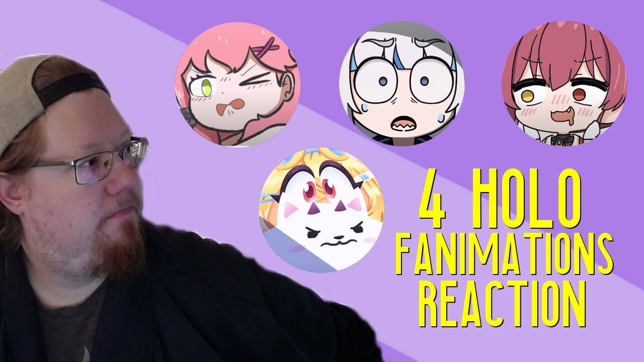 They are amazing! | 4 Hololive Animations | REACTION