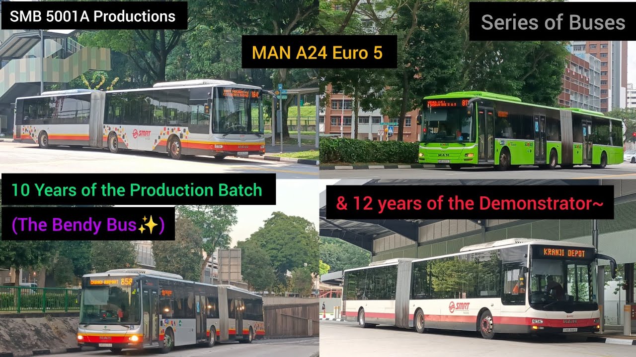 The Bendy Bus,MAN A24 Euro 5~:10 Years of the Production Batch and 12 years of the Demostrator ✨