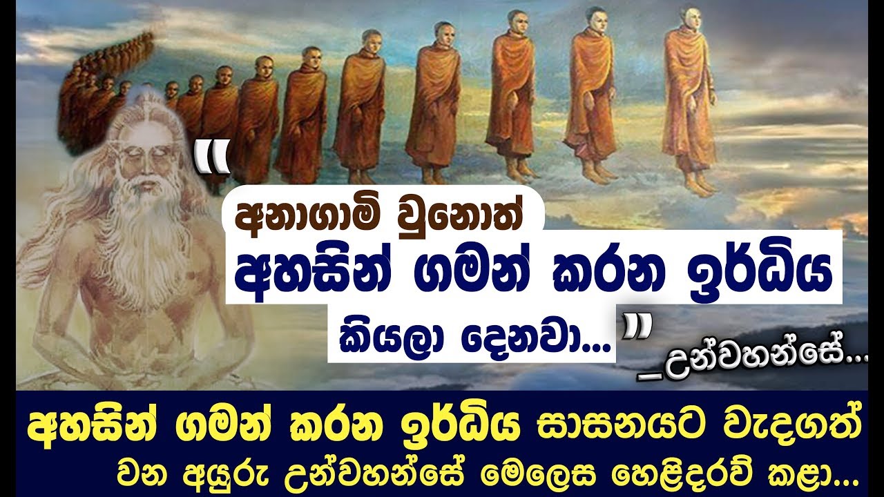 අහසින් ගමන් කරන සෘර්ධි ප්‍රාතිහාර්ය ගැන උන්වහන්සේ කළ විශේෂ හෙළිදරව්ව..._Niwan Dakimu