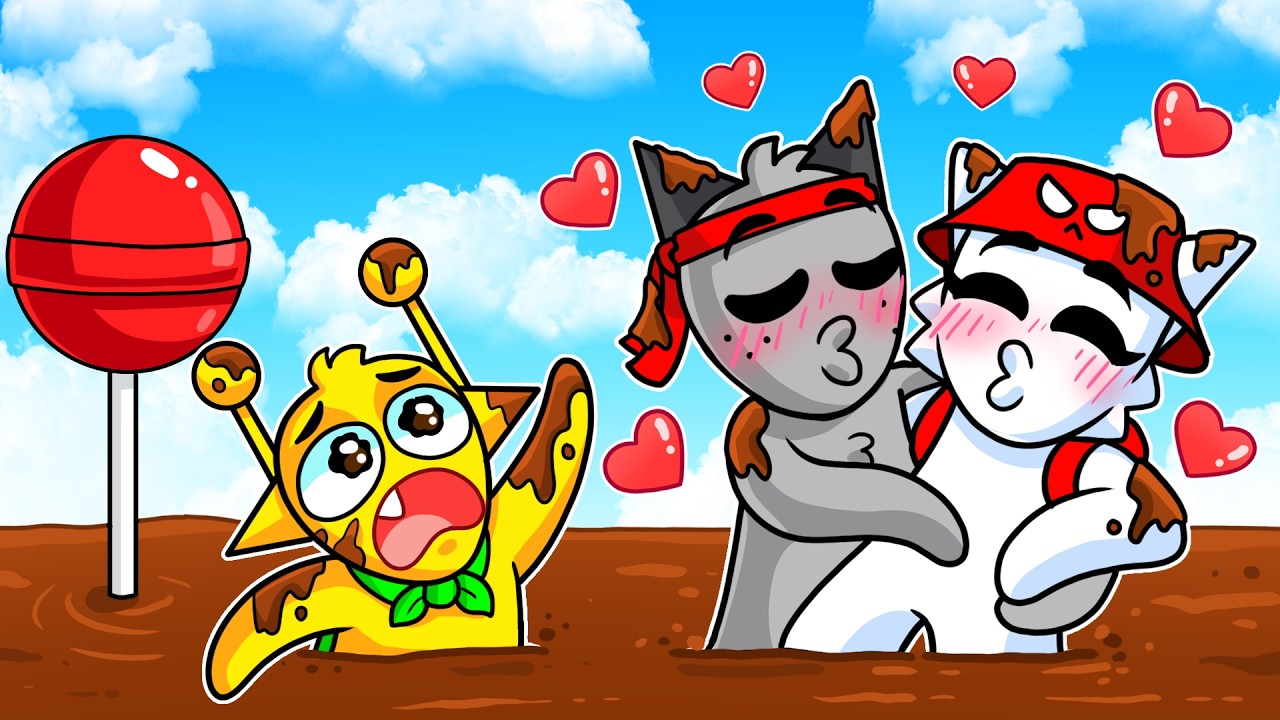 ENTRAMOS AL MUNDO DE CARAMELO DE PLASTILINA CON MI NOVIO (HUMAN FALL FLAT COMPLETO)