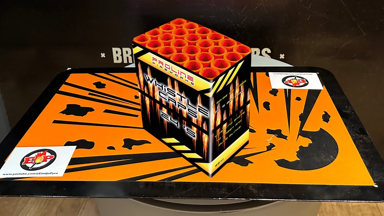 Whislte Caps :  GBV-WECO Vuurwerk : Pro-Line Fireworks : 24 Shots : 25mm : 422 Gram