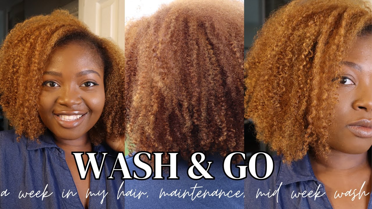 A Week in My Wash and Go on Fine Type 4 Color Treated Natural Hair