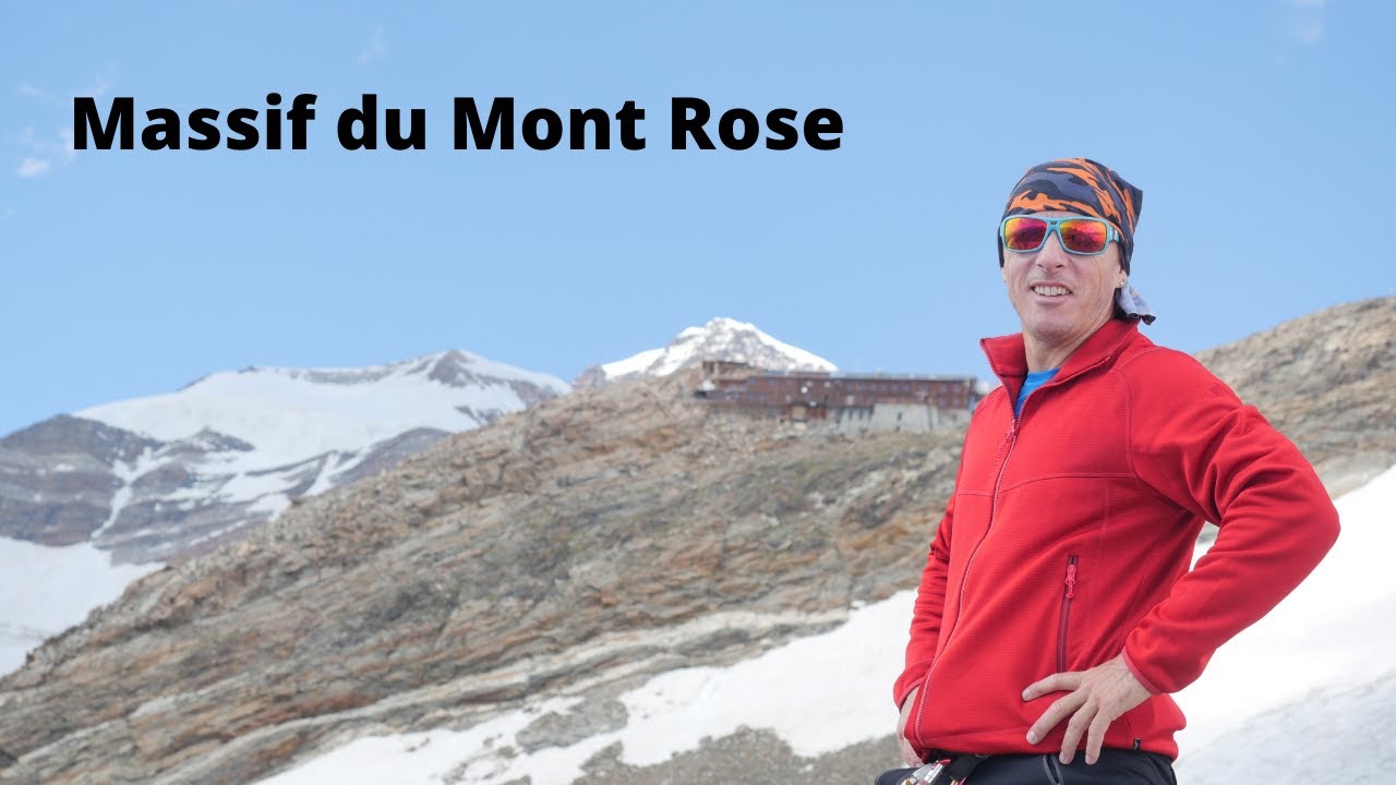 Massif du mont ROSE. Pyramide Vincent (4215 m) et la cabane Margherita (4554 m) VLOG ALPINISME