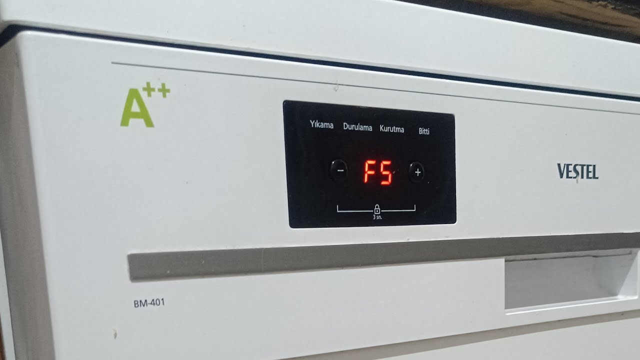 Vestel BM-401 Bulaşık Makinesi F5 Arzası ve çözümü #vestel #bulaşıkmakinesi
