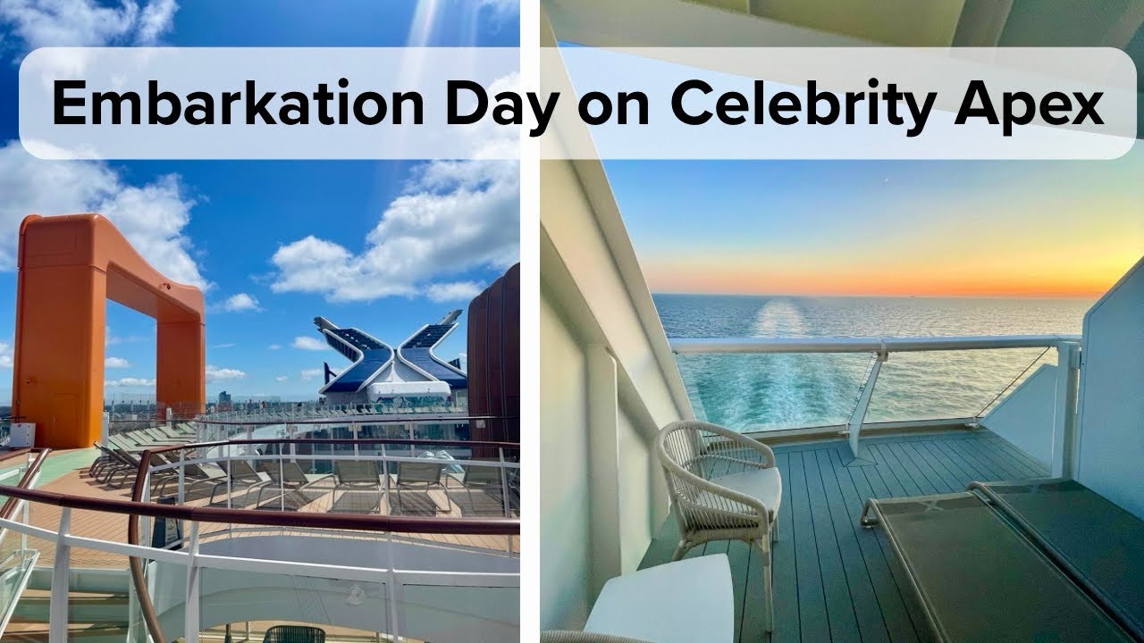 Лайнер Celebrity Apex | Экскурсия по каютам с верандой в день посадки и на закате | Саутгемптон