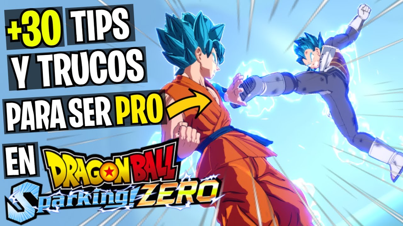 🔴+30 TIPS y TRUCOS para MEJORAR en SPARKING ZERO! || GUÍA para ser PRO en SPARKING ZERO!