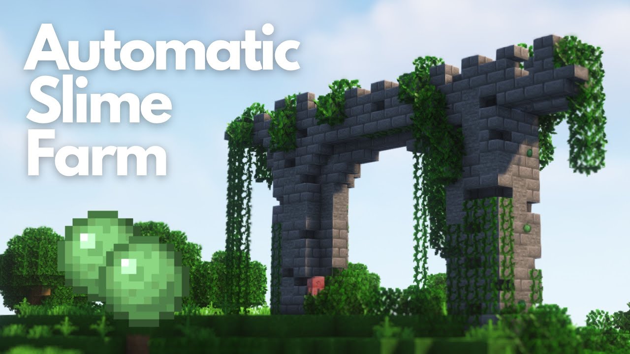 AUTOMATIC SLIME FARM | Minecraft Tutorial | Java & Bedrock [1.21+]