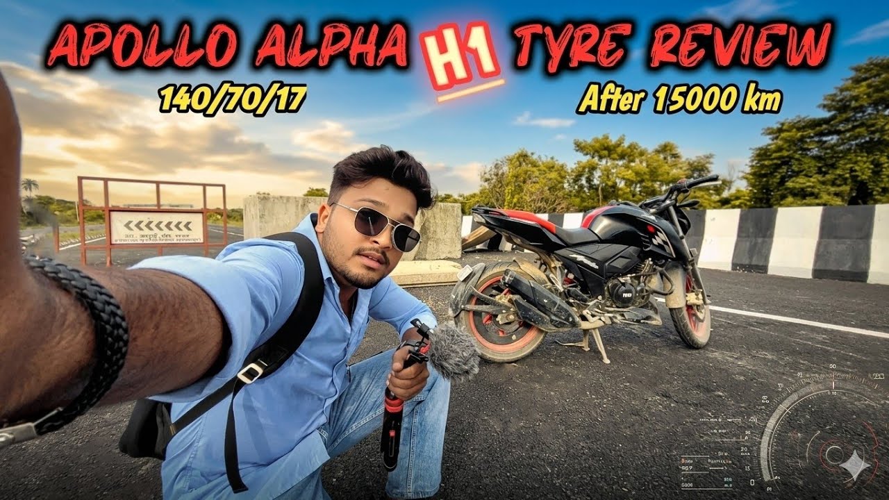 Apollo Alpha H1 140/70/R17 Tyre Review After 6 Month Of Rough Uses 🤯