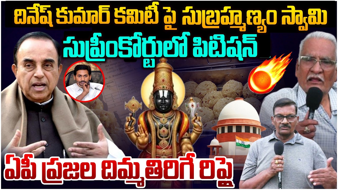 వైసీపీకి దిమ్మతిరిగే రిప్లై ఇచ్చిన పబ్లిక్🔥 Public Talk On Subramanian Swamy Supreme Court Petition