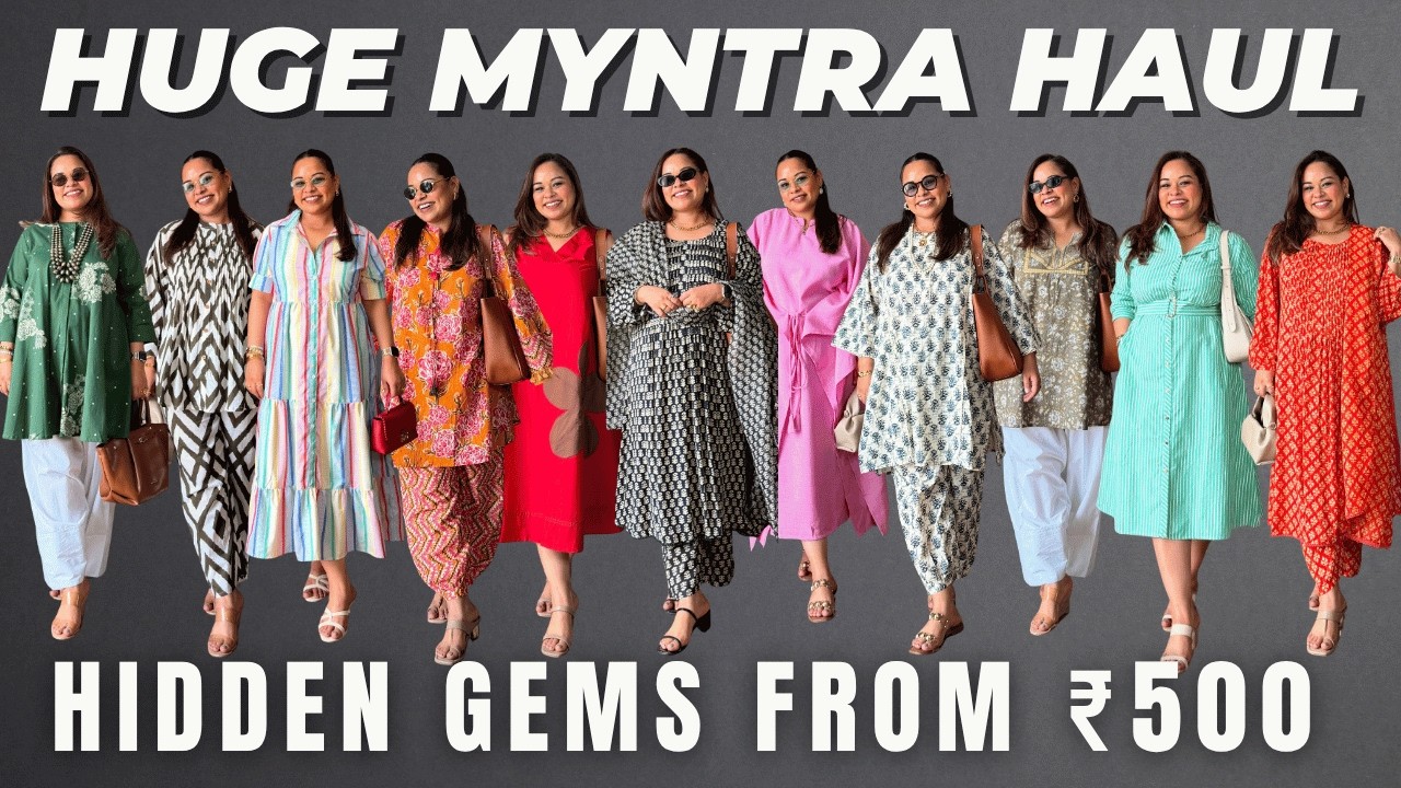 BIGGEST MYNTRA HAUL | HIDDEN GEMS STARTING AT ₹500