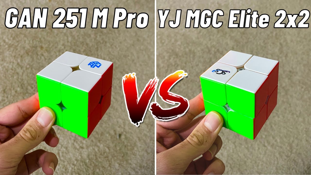 (2025) ЛУЧШИЕ 2x2 кубики на рынке! | GAN 251 M Pro против YJ MGC Elite 2x2 (сравнение)