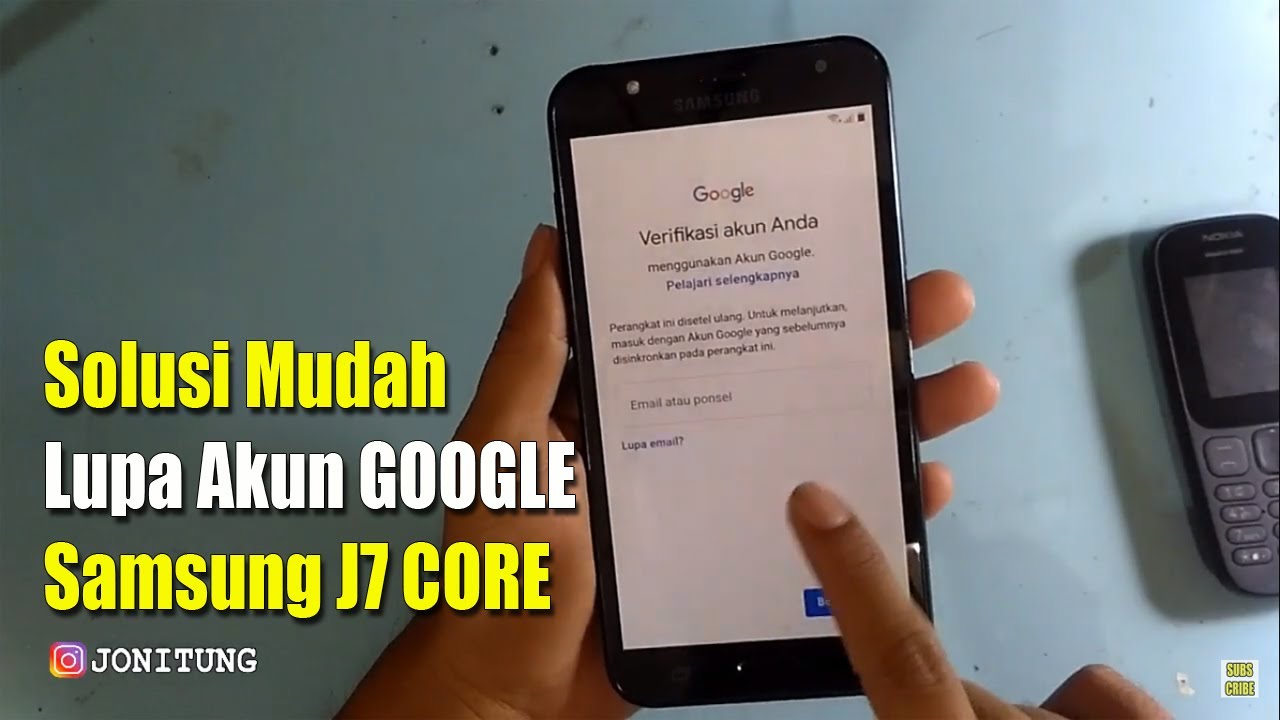 Solusi Mudah Lupa Akun GOOGLE Samsung J7 CORE SM J701F/DS Android 9