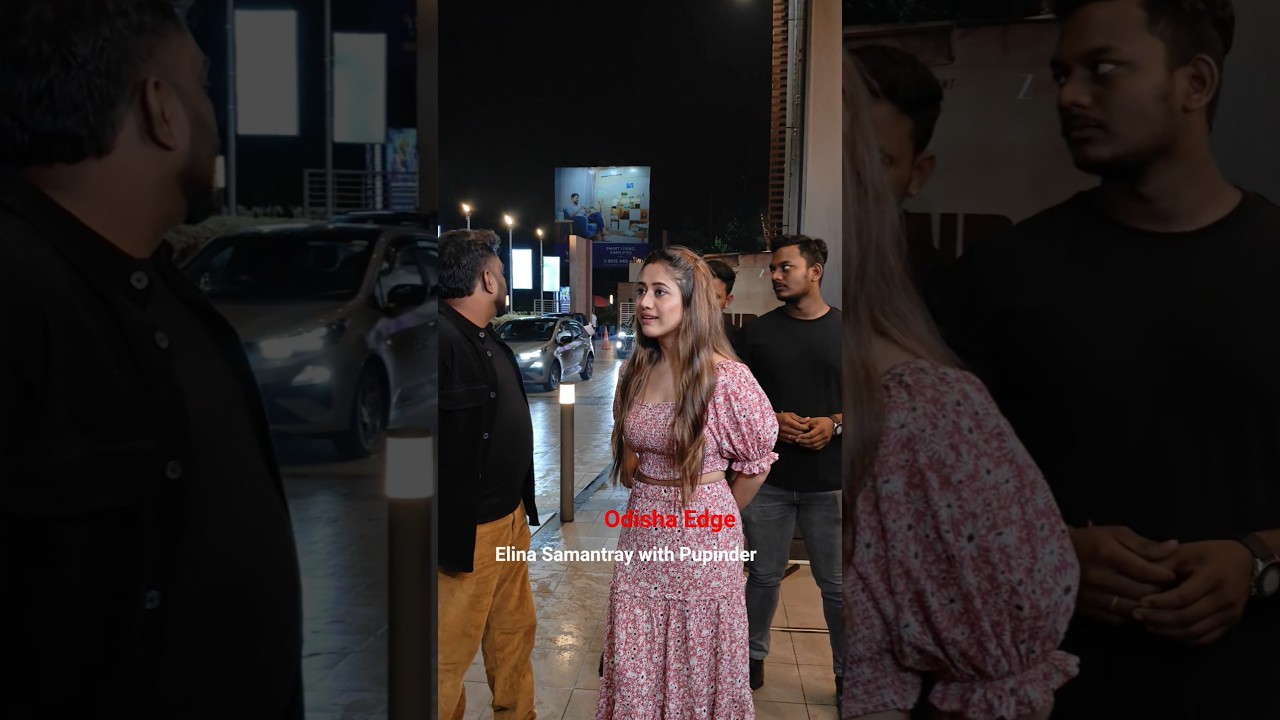 Elina Samantray with Pupinder