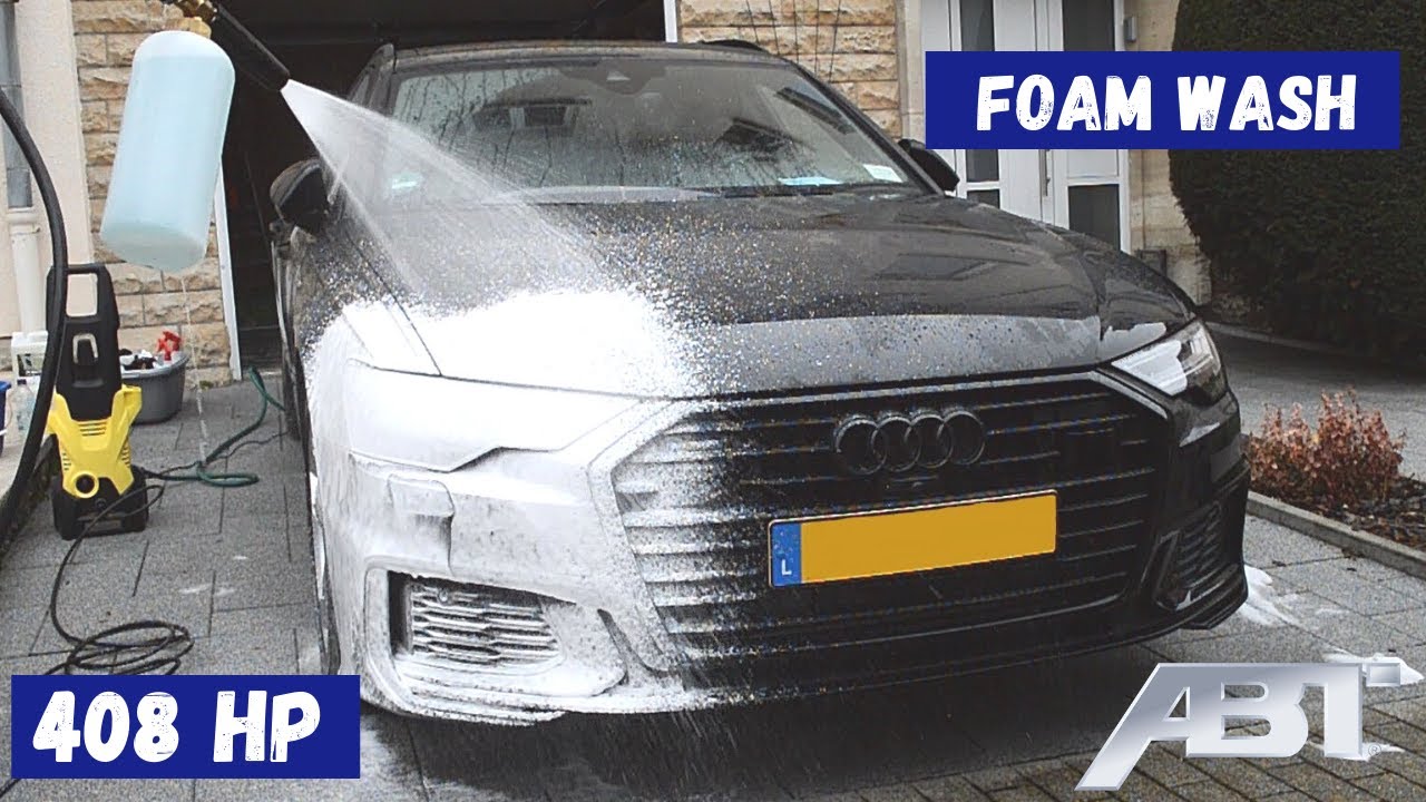 ASMR ABT Audi foam wash [full exterior detail car wash]