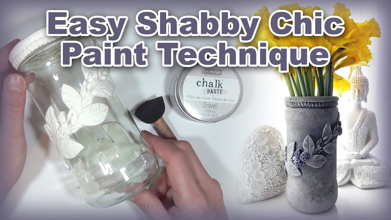Easy Shabby Chic Paint Technique