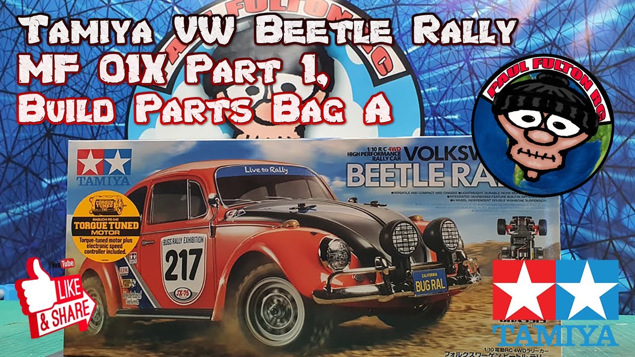 Tamiya VW Beetle Rally MF-01X Part 1, Build Parts Bag A