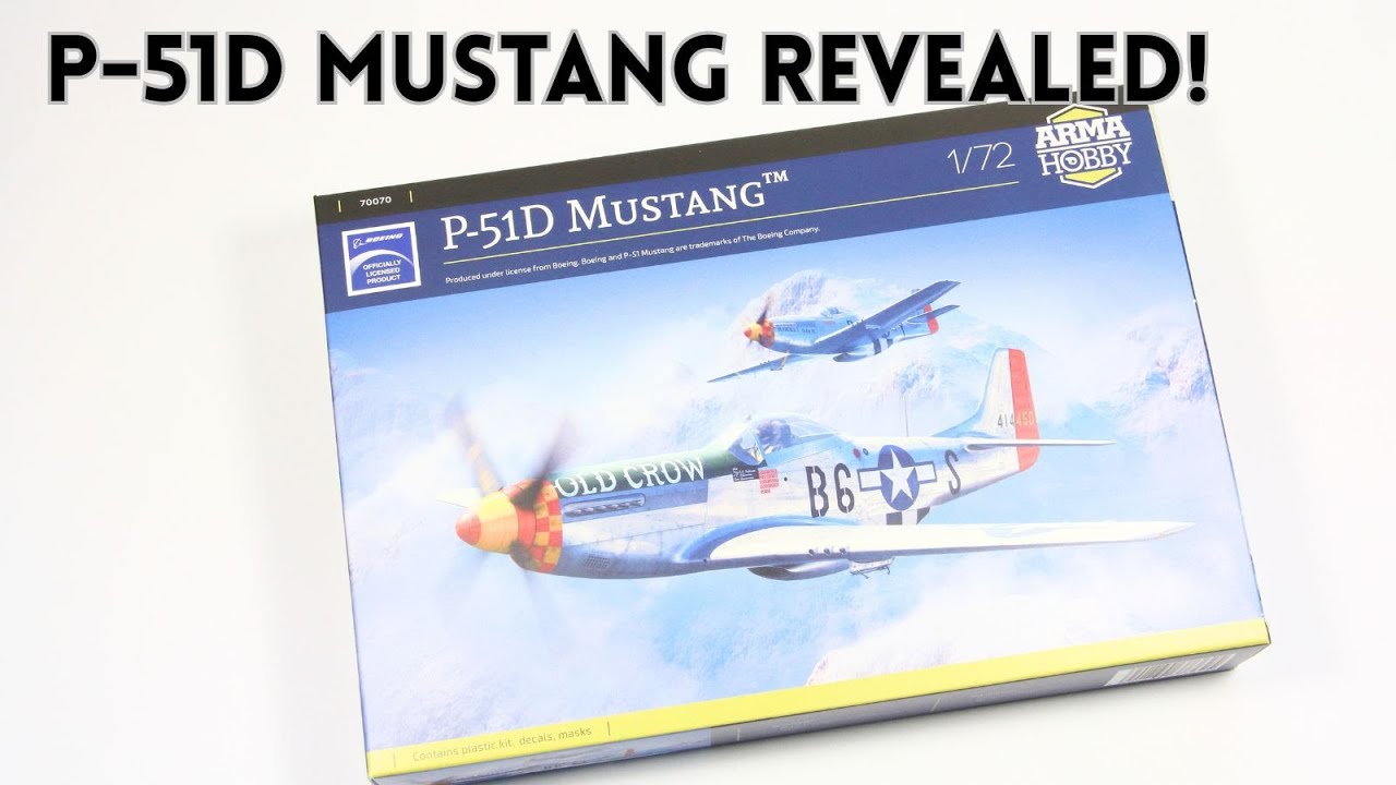 Arma Hobby P-51D Mustang 1/72 &ndash; Полный обзор набора